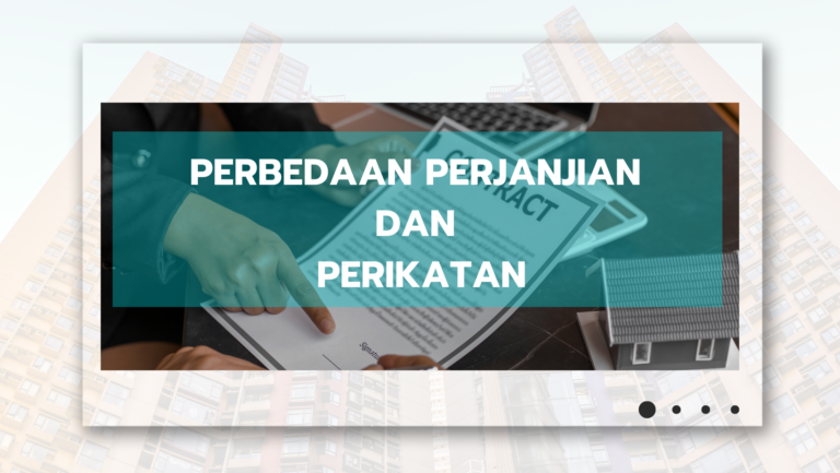Perbedaan Perjanjian Dan Perikatan