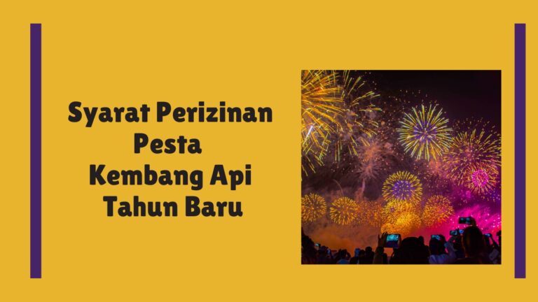 Syarat Perizinan Pesta Kembang Api Tahun Baru
