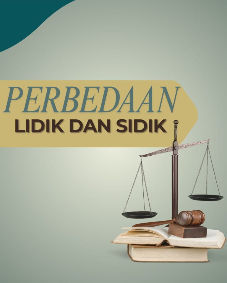 PERBEDAAN LIDIK DAN SIDIK