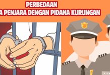 PERBEDAAN PIDANA PENJARA DENGAN PIDANA KURUNGAN