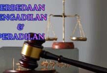 PERBEDAAN PENGADILAN DAN PERADILAN