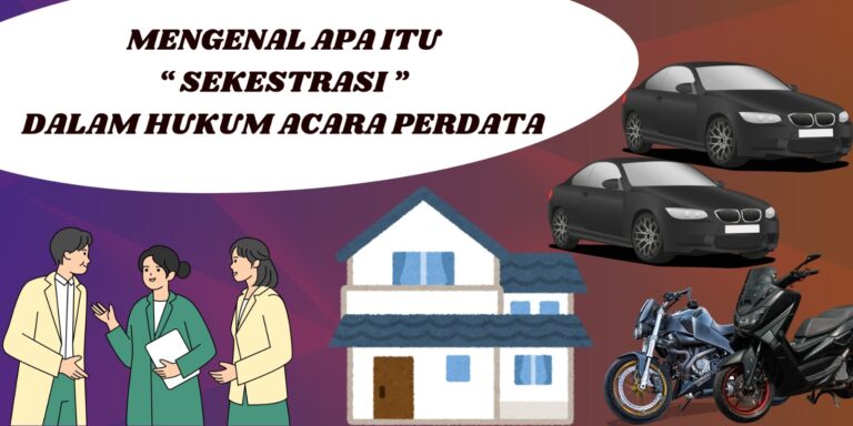 MENGENAL APA ITU SEKESTRASI DALAM HUKUM ACARA PERDATA