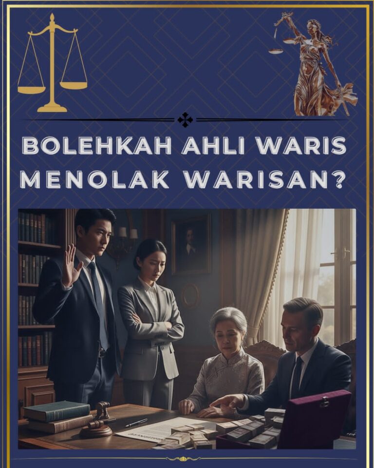 BOLEHKAH AHLI WARIS MENOLAK WARISAN